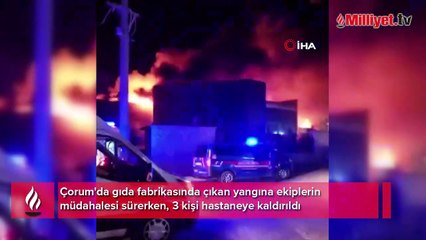 Çorum Organize Sanayi Bölgesi’nde yangın! Ekipler müdahale ediyor