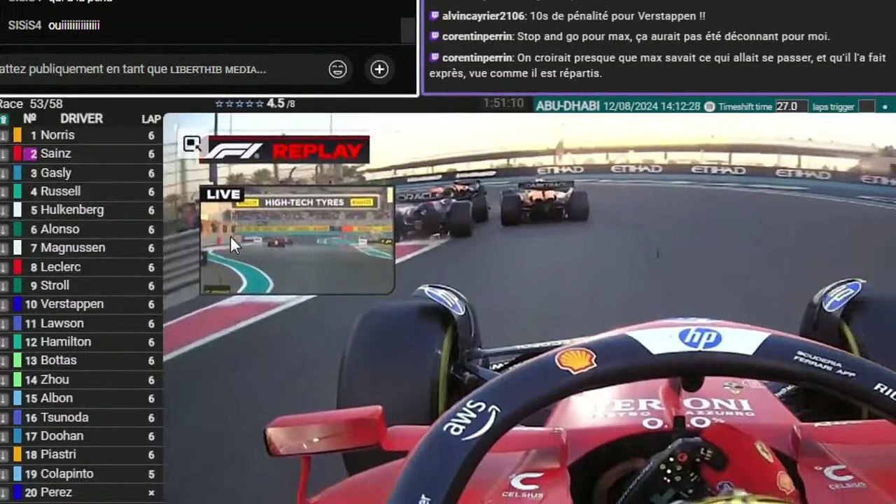 F1 2024 Abu Dhabi Grand Prix _ Course _ Race - Streaming Français _ LIVE FR