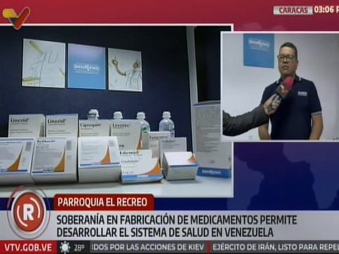 Caracas | Sector farmacéutico impulsa la producción de medicamentos nacionales