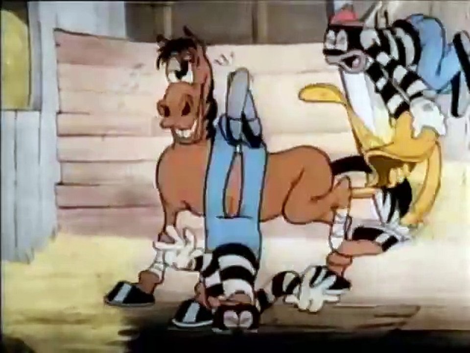 The Steeple Chase (1933, Computer Colorized)