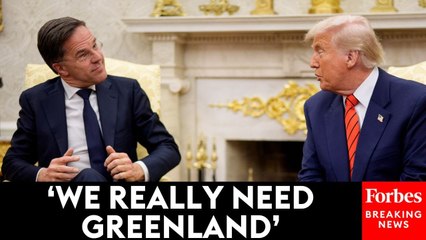 President Trump Tells NATO Secretary General To His Face That The US Needs Greenland