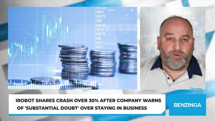 iRobot Shares Crash Over 30% After Company Warns Of 'Substantial Doubt' Over Staying In Business