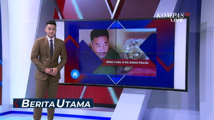 WNA Tiongkok Ditangkap Polisi Akibat Jual 6 Kilogram Emas Palsu di Lampung