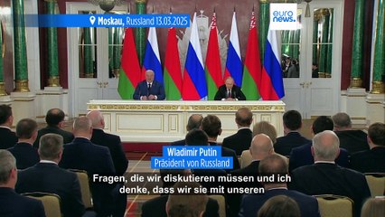 Putin stimmt Waffenstillstand offiziell zu - aber es gibt "Nuancen"