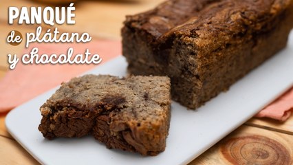 La mejor receta de panqué de plátano con Nutella