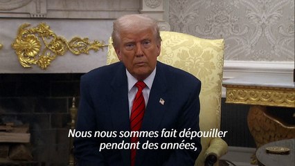 Trump dit qu'il "ne pliera pas du tout" sur les droits de douane