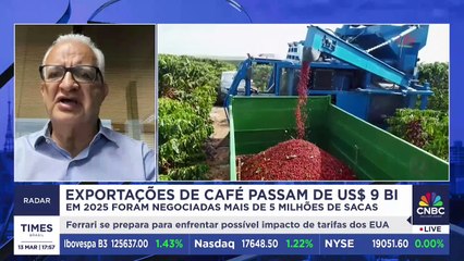 Exportação de café demonstra números expressivos, passando de US$ 9 bilhões; Márcio Ferreira expõe
