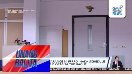 ICC – Initial appearance ni FPRRD, naka-schedule mamaya | Unang Balita