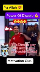 Never Judge 🥴 A Book By It's Cover 🤩 Disabled Arm Wrestler 💪🌹 #allah #shorts #armwrestler