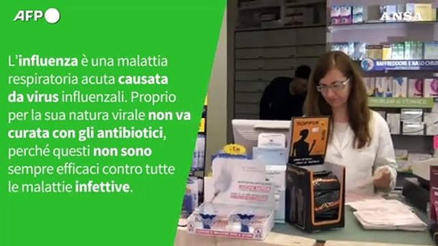 Ansa VERIFIED - L'influenza si cura con gli antibiotici?
