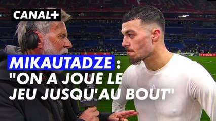 La réaction d'après match de Mikautadze - Europa League 24-25