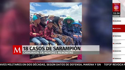 En Chihuahua, 18 niños menonitas se contagian de sarampión