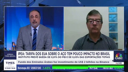 Tarifas estadunidenses não afetarão outras áreas da economia; Fernando Ribeiro, do Ipea, tranquiliza