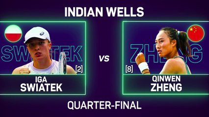 Swiatek continues Indian Wells dominance with Zheng win