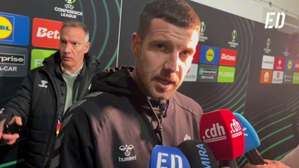 Ruibal celebra la victoria y sueña con conquistar la Conference League ⚽