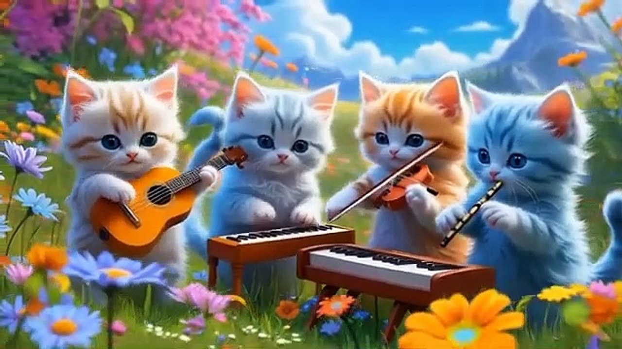 Cat animated vides