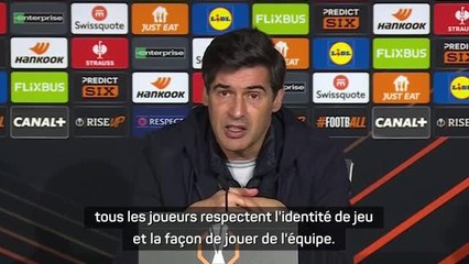 Lyon - Fonseca : "Tous les joueurs respectent l'identité de jeu"