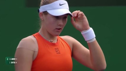 17-year-old sensation Andreeva wins again