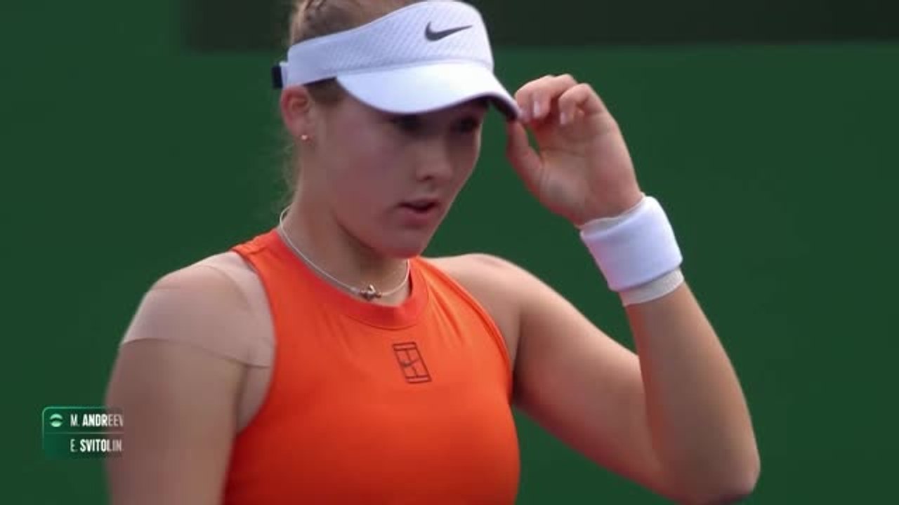 17-year-old sensation Andreeva wins again
