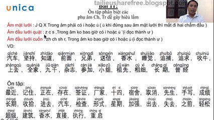 12.Ôn tập phân biệt các phụ âm CH, Tr dễ gây hiểu lầm