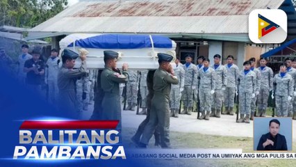 Labi ng isa sa mga pilotong nasawi sa pagbagsak ng FA-50 fighter jet sa Bukidnon, naiuwi na sa Kalinga