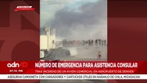 🚨¡Última Hora! Un avión comercial se incendio en Denver, EE..UU.