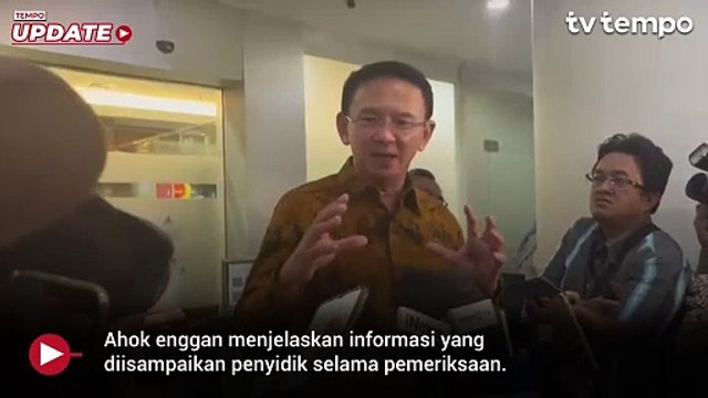 Ahok Kaget Data yang Dimiliki Kejagung soal Korupsi Pertamina Lebih Banyak