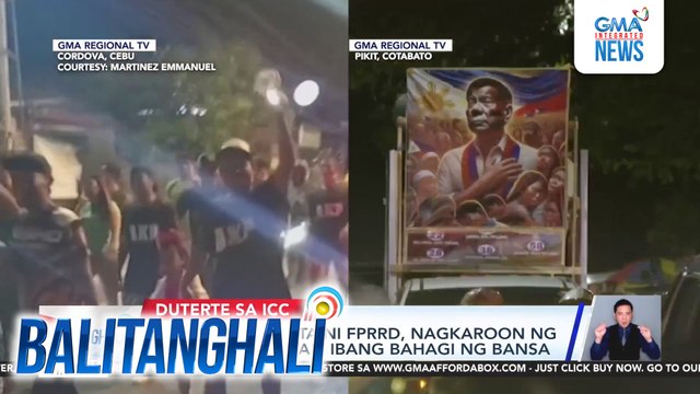 Mga taga-suporta ni FPRRD, nagkaroon ng pagtitipon sa iba't ibang bahagi ng bansa | Balitanghali