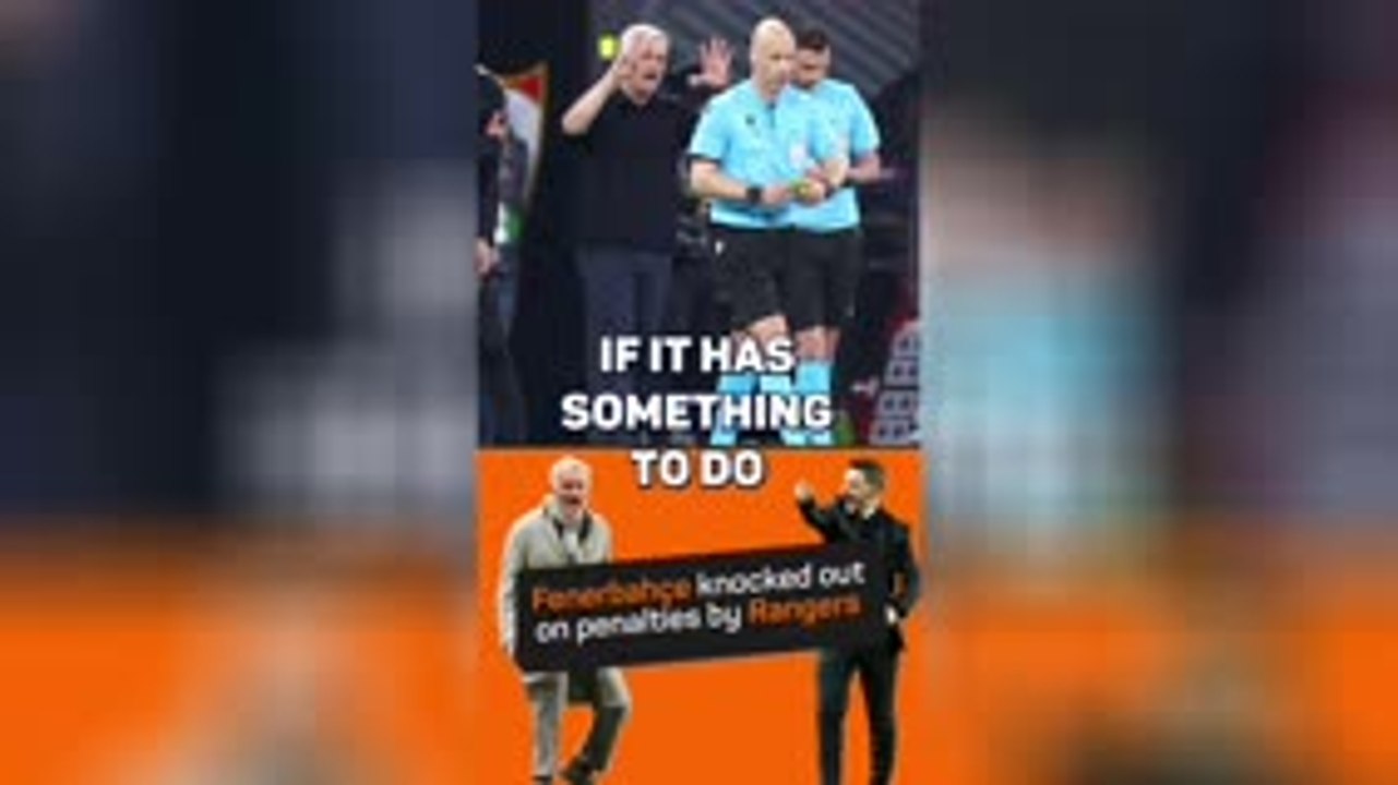 Mourinho hints at a UEFA referee conspiracy