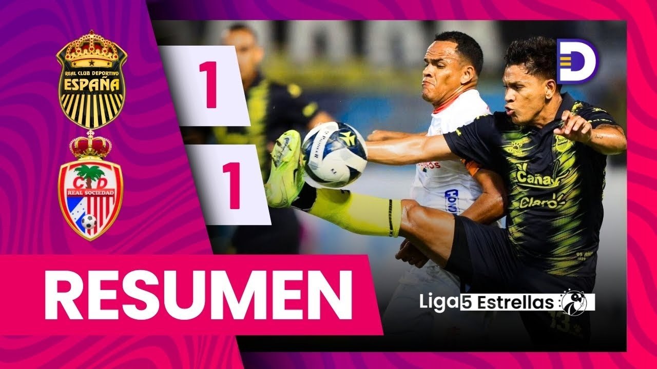 Real España 1 - 1 Real Sociedad | Jornada 11 | Liga Nacional - Clausura 2024 - 2025