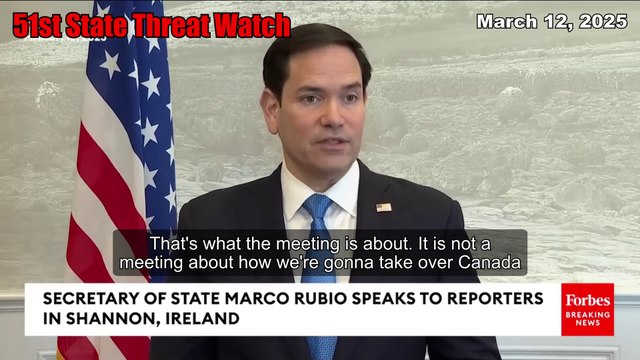 Marco Rubio says that G7 is not a meeting about how the US are going to take over Canada