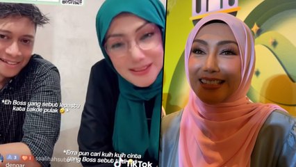 Berseri-seri muka Erra Fazira, sedang bahagia dengan Mr. E?