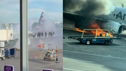 Uçakta dehşet anları! Yolcular kanatlardan kaçmak zorunda kaldı