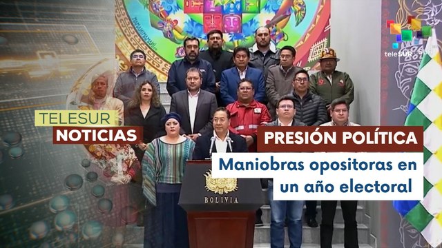 Pdte. de Bolivia, Luis Arce responsabiliza a empresarios privados de la situación de escasez de combustible