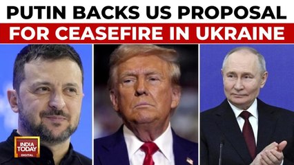 Putin supports 30-day Ukraine ceasefire proposal by US