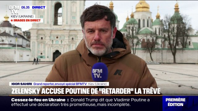 Guerre en Ukraine: Voldymyr Zelensky accuse Vladimir Poutine de retarder la trêve