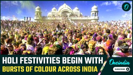 Holi 2025 | Holi Fervour Begins Across India With Colours, Music And Joy | Watch