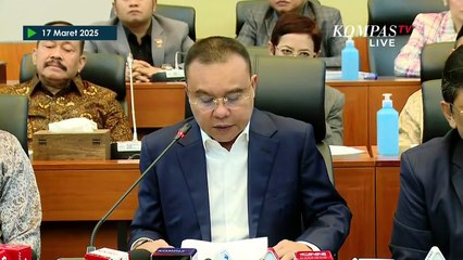 Respons Pimpinan DPR soal Rapat Panja RUU TNI Digeruduk KontraS