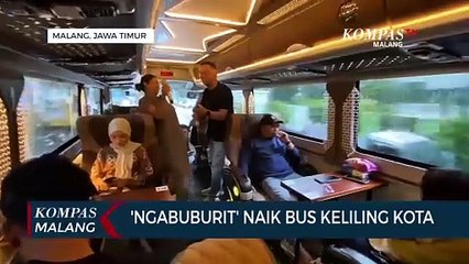 Serunya Ngabuburit Naik Bus Keliling Kota