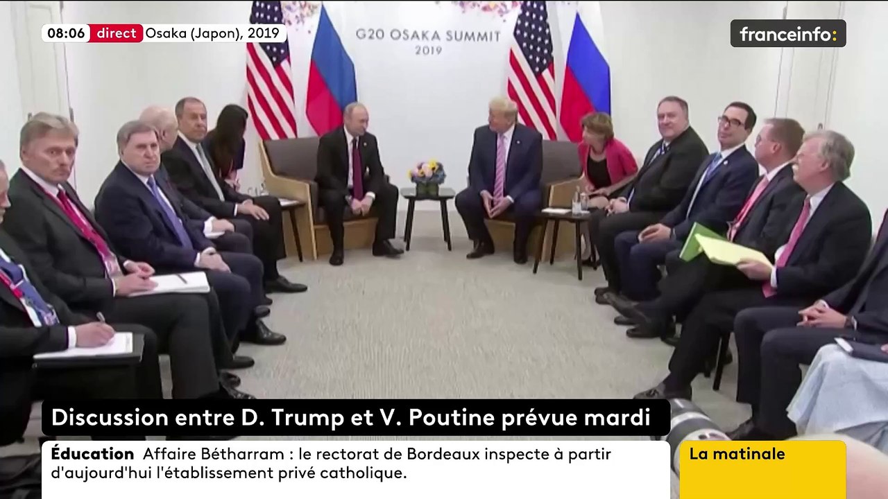Le président américain Donald Trump indique qu'il parlera demain à son homologue russe Vladimir Poutine dans le cadre du rapprochement américano-russe pour mettre un terme à la guerre en Ukraine