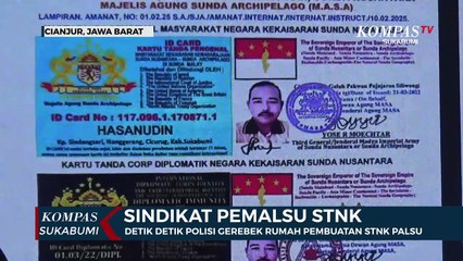 Detik Detik Polisi Gerebek Rumah Pembuatan STNK Palsu