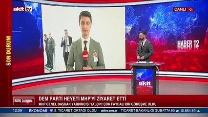 DEM Parti MHP'yi ziyaret  sona erdi