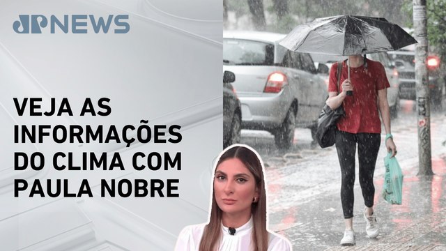 Áreas da região Sudeste têm alerta para chuva forte nesta segunda (17) | Previsão do Tempo