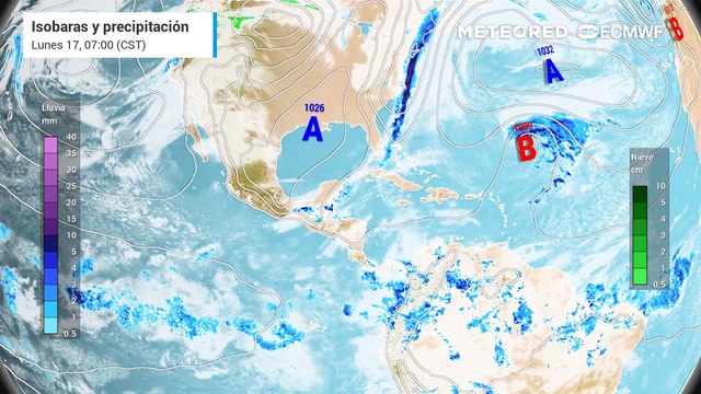 Llega un nuevo frente frío con su masa de aire al Noroeste de México, generando lluvias y vientos de hasta 80 km/h