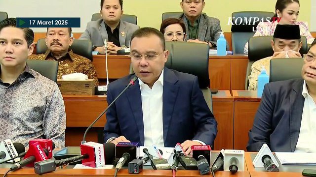 [FULL] Penjelasan DPR soal Pembahasan Revisi UU TNI: Hanya Tiga Pasal yang Dibahas