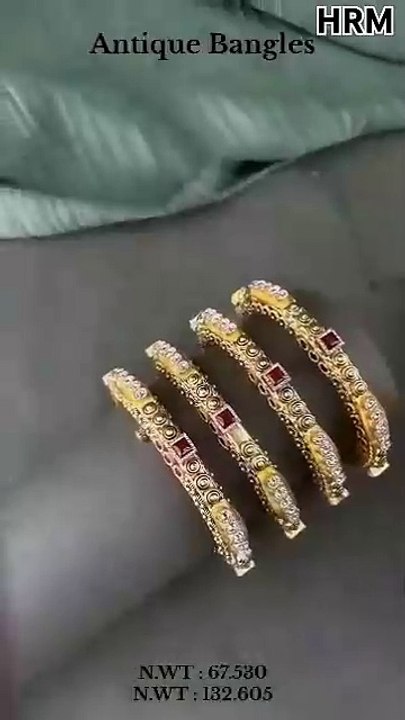 HRM Antique bangles