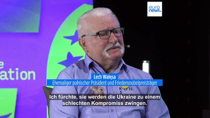Lech Wałęsa exklusiv bei Euronews: Populisten und Demagogen werden "die Welt in Brand setzen"