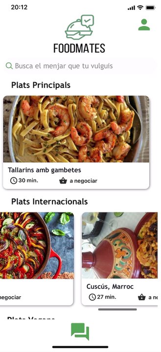 Video prototip (FoodMates)