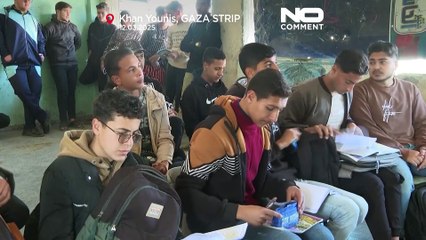 No Comment: Παιδιά στη Γάζα επιστρέφουν στην εκπαίδευση σε κατεστραμμένα σχολεία