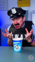 She Showed The Officer An Ice Cream Hack And Escaped Jail!🍦😱 #funny #food